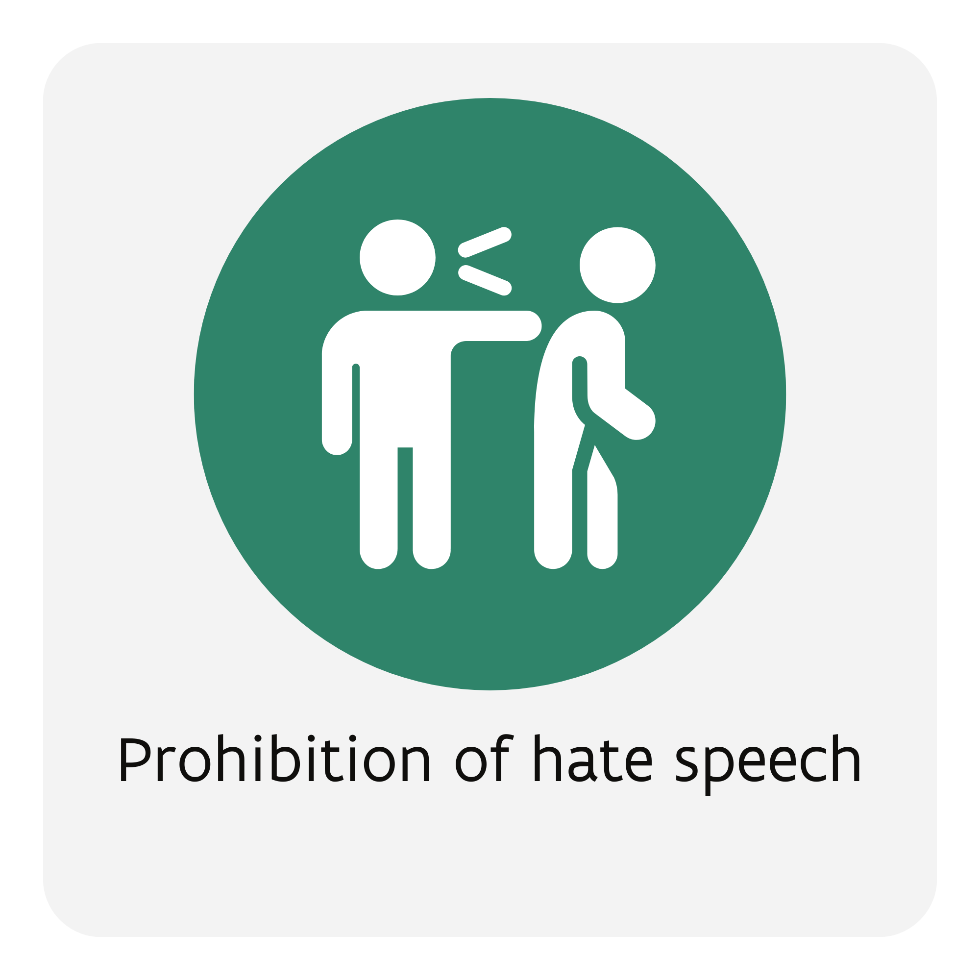 Prohibition of hate speech