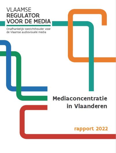 Kaft rapport Mediaconcentratie in Vlaanderen 2022