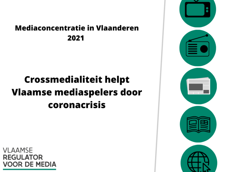 Mediaconcentratie 2021: Crossmedialiteit helpt Vlaamse mediaspelers door coronacrisis